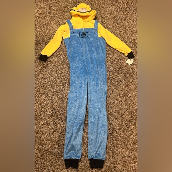 Despicable Me Minion One Piece Costume Bodysuit Adults Women Size Small 4-6 - Picture 1 of 3